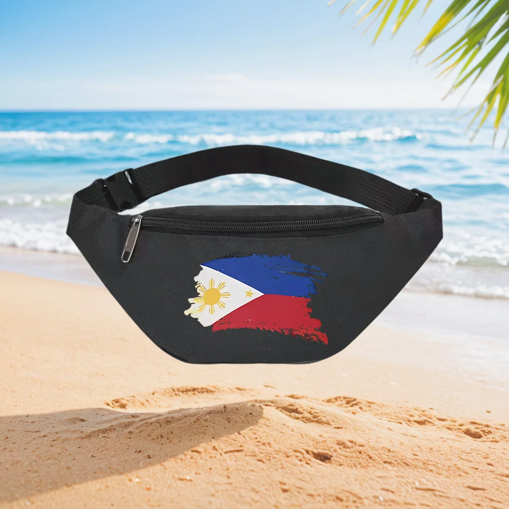 Street Fashion Philippines - Bandera filipina estilo Grunge estampado cartera