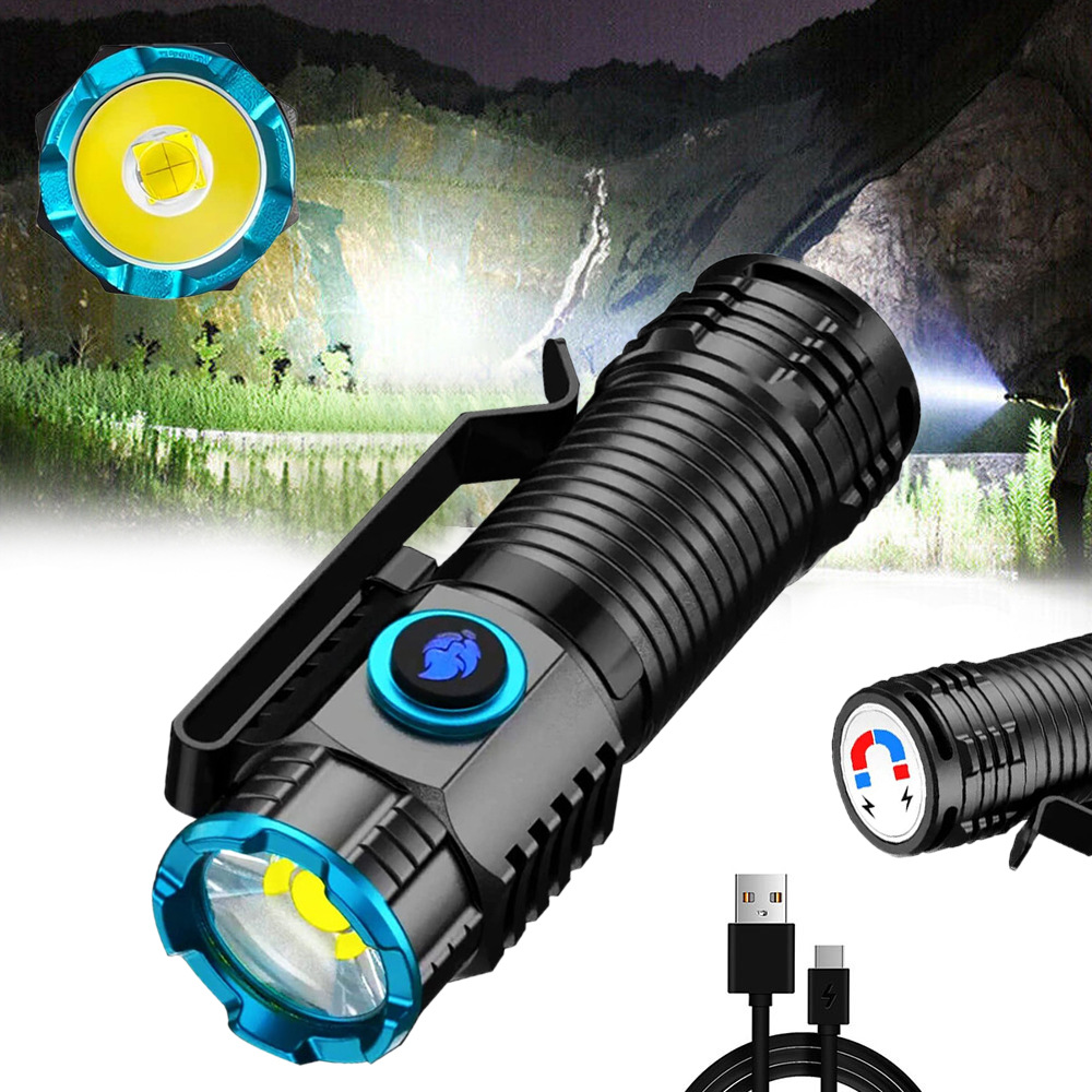 Street Fashion Blog - Potente linterna LED XHP50, Mini EDC,