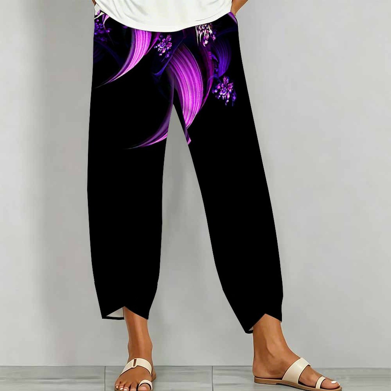 Fashion Street Yoga - Pantalones deportivos elegantes, pantalones de moda