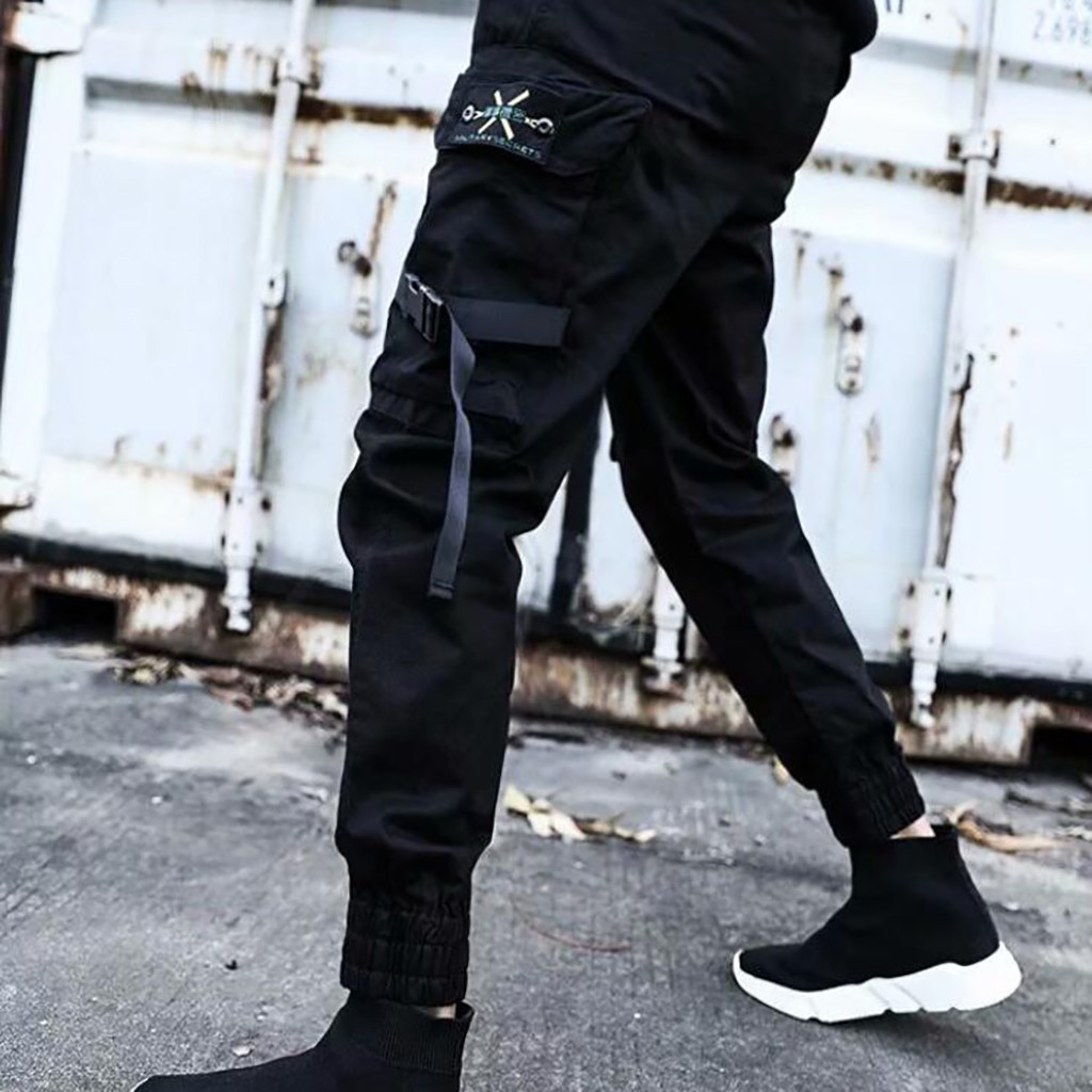 Street Fashion Art - Pantalones Cargo Holgados para Hombre, Estilo