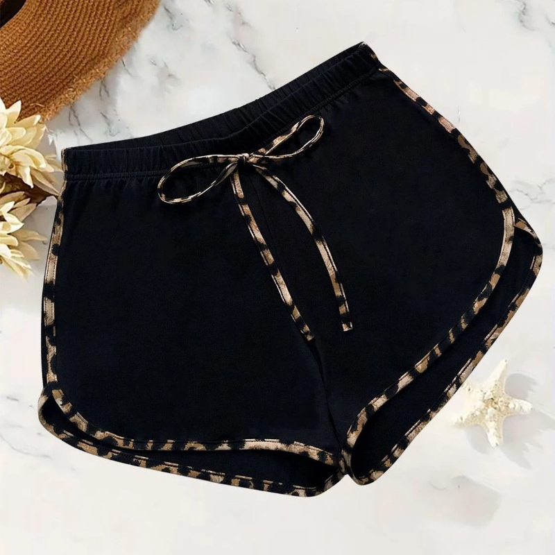 Fashion Street Yoga - Shorts Deportivos Casuales con Estampado de
