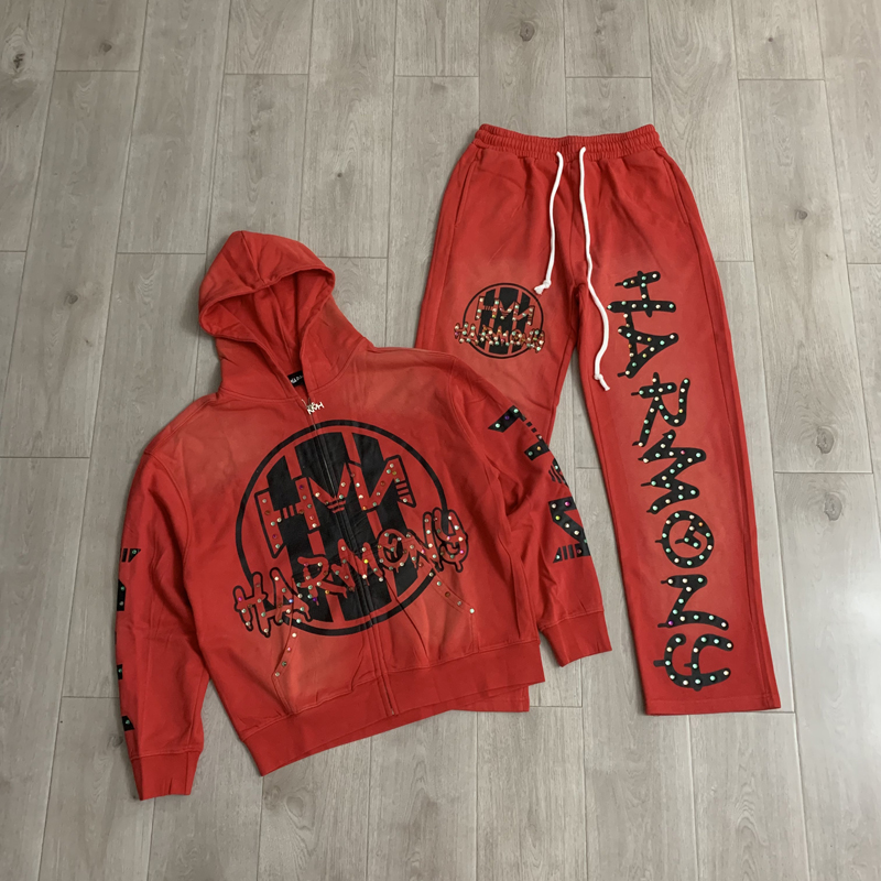 Street Fashion Casual - Conjunto de Sudadera con Capucha y