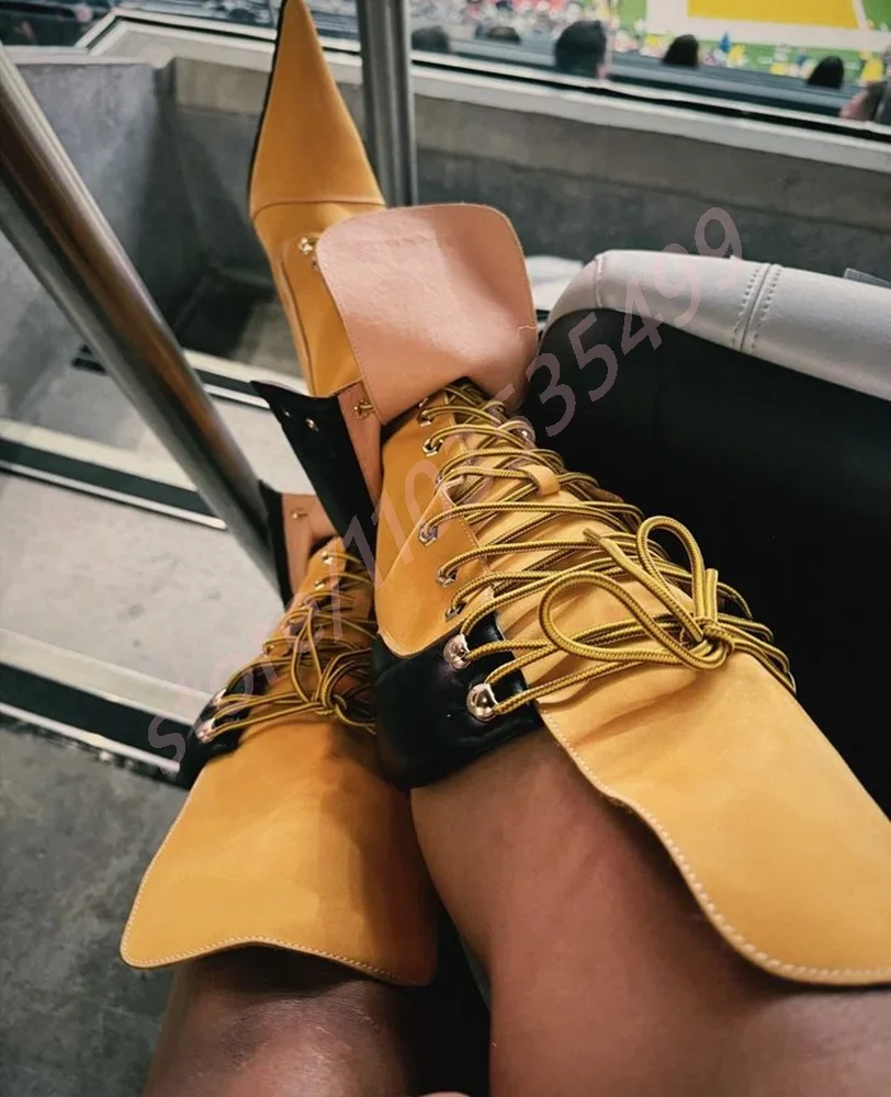 Street Fashion Lady - 2025 Botas de tacón de aguja