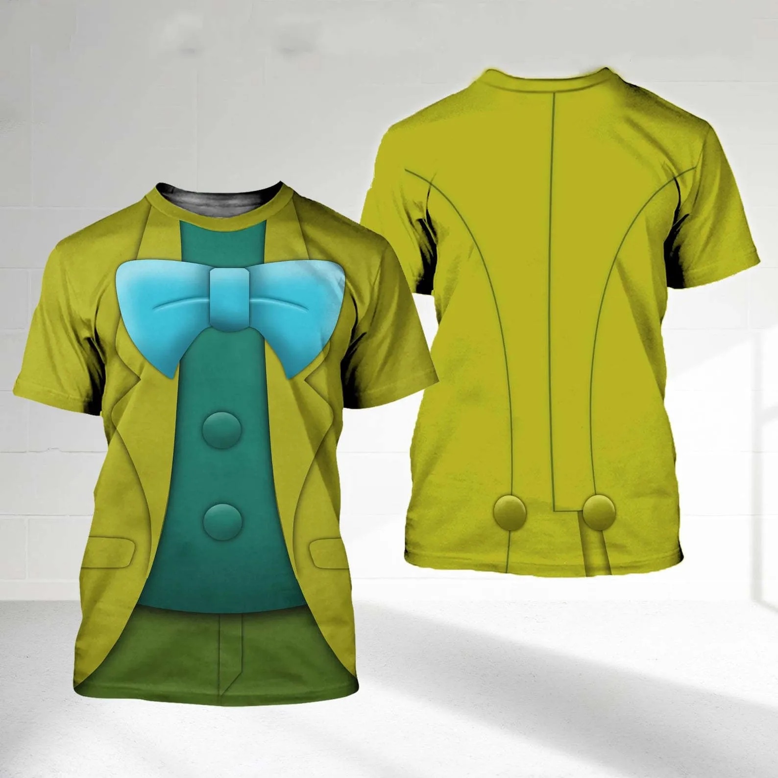 Street Fashion Elements - Camiseta estampada con cuello redondo para