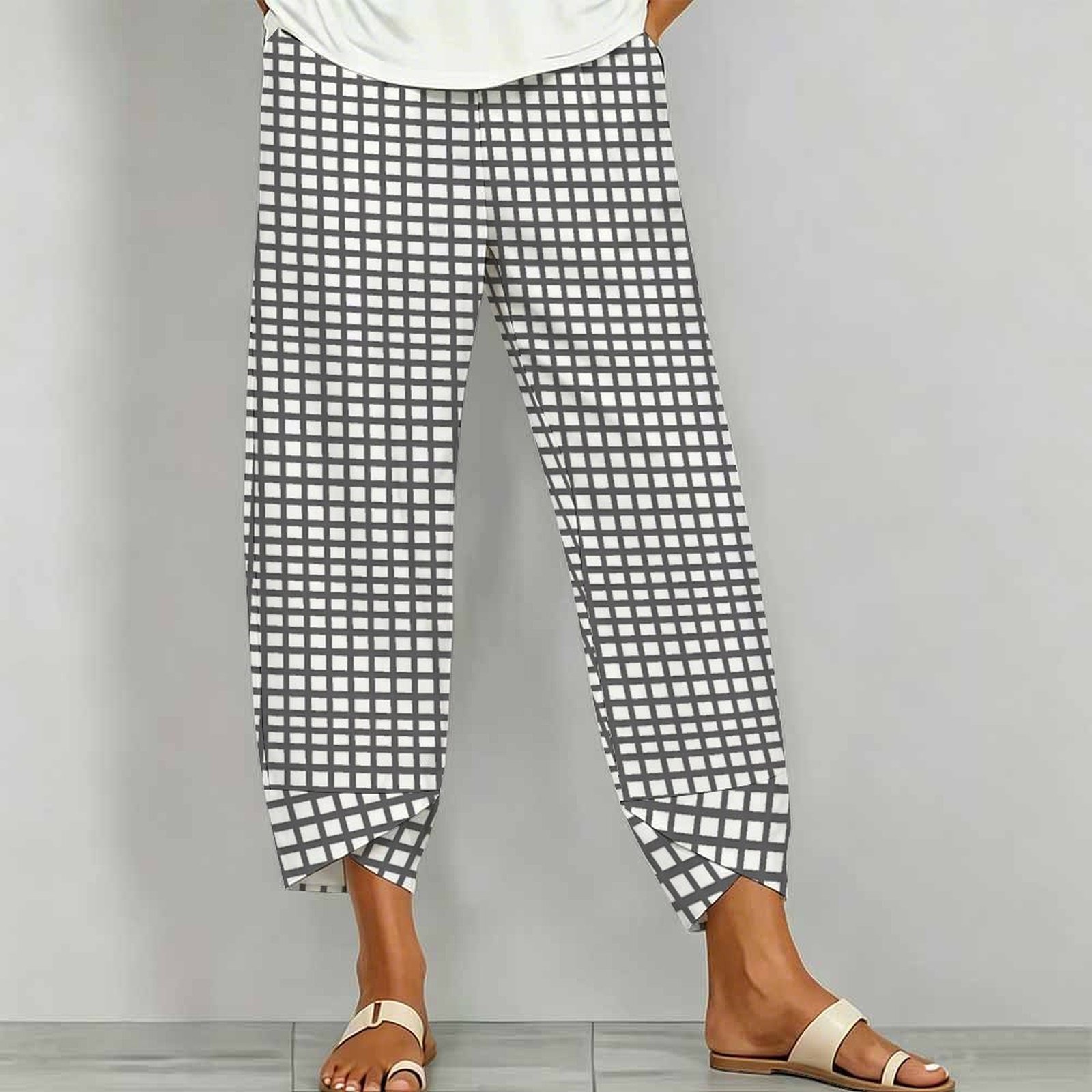 Fashion Street Yoga - Pantalones de Moda Retro Estampados para
