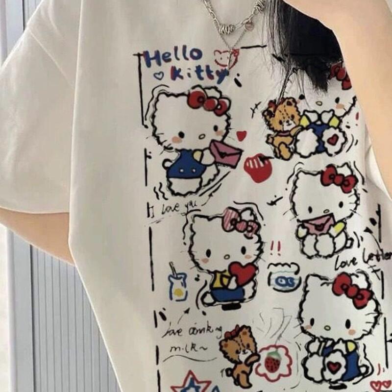 Street Fashion Casual - Camiseta de Verano de Manga Corta