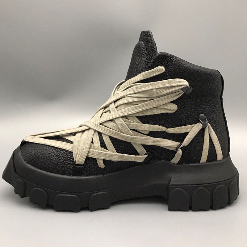 Street Fashion Punk - Botas de cuero originales de lujo