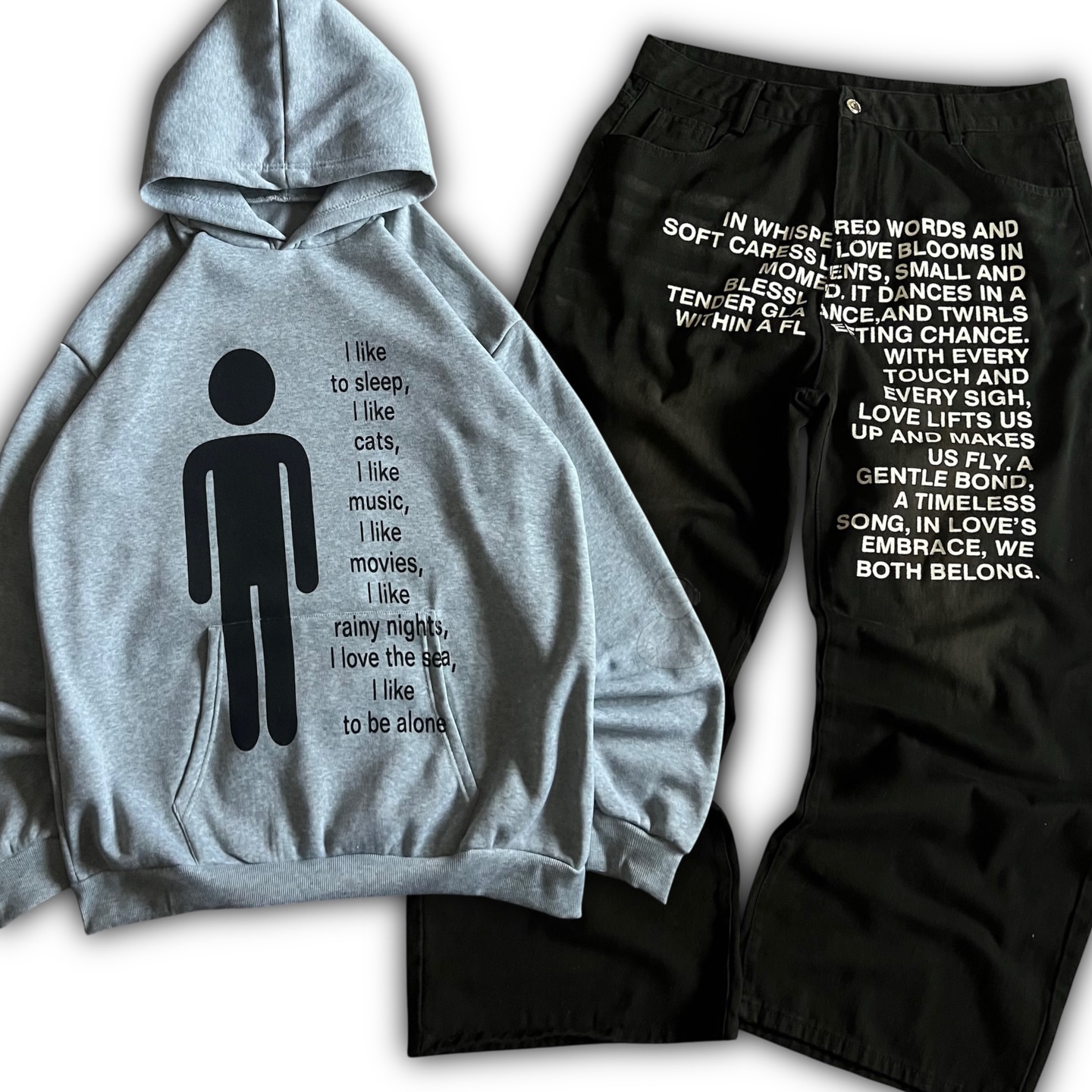 Conjuntos de Sudadera con Capu - Street Fashion Casual reseña y precio