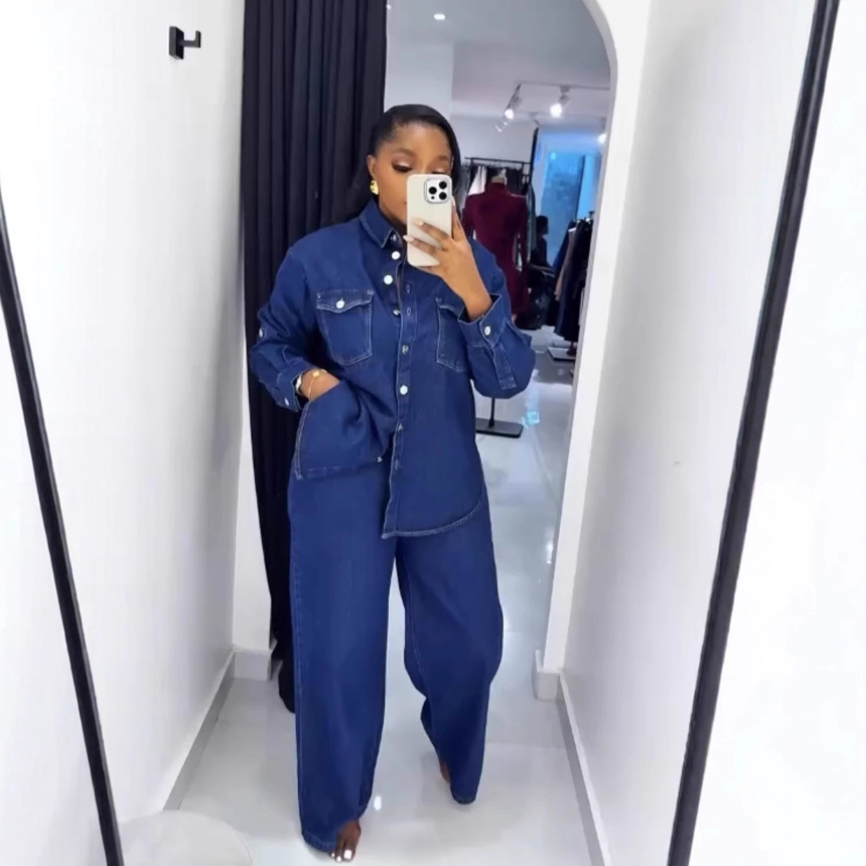 Conjuntos de 2 piezas de mezcl - Street Fashion Jeans Women reseña y precio