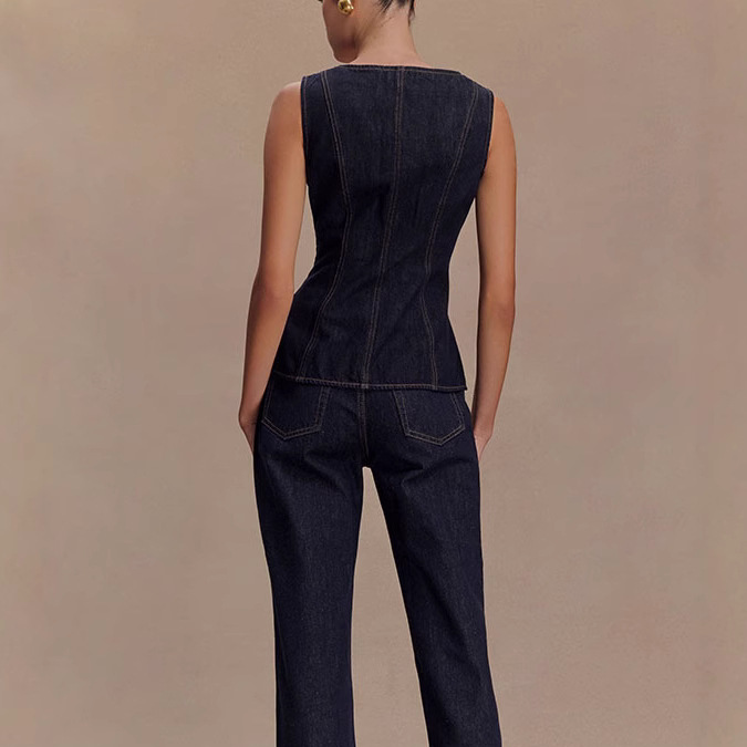 Conjuntos de pantalones vaquer - Street Fashion Jeans Women reseña y precio