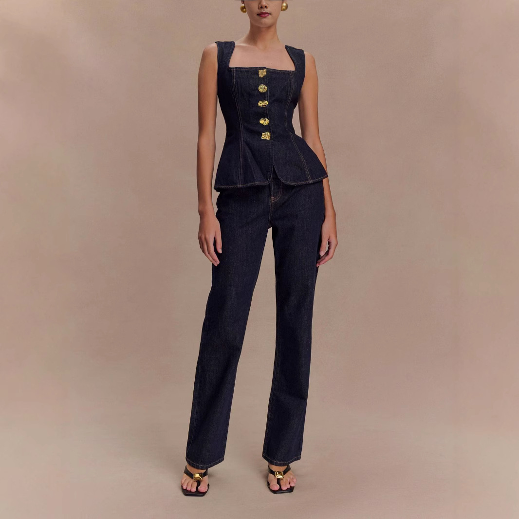 Conjuntos de pantalones vaquer - Street Fashion Jeans Women reseña y precio