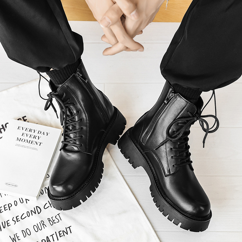 2025 tendencia hombres botas z - Street Fashion Punk reseña y precio