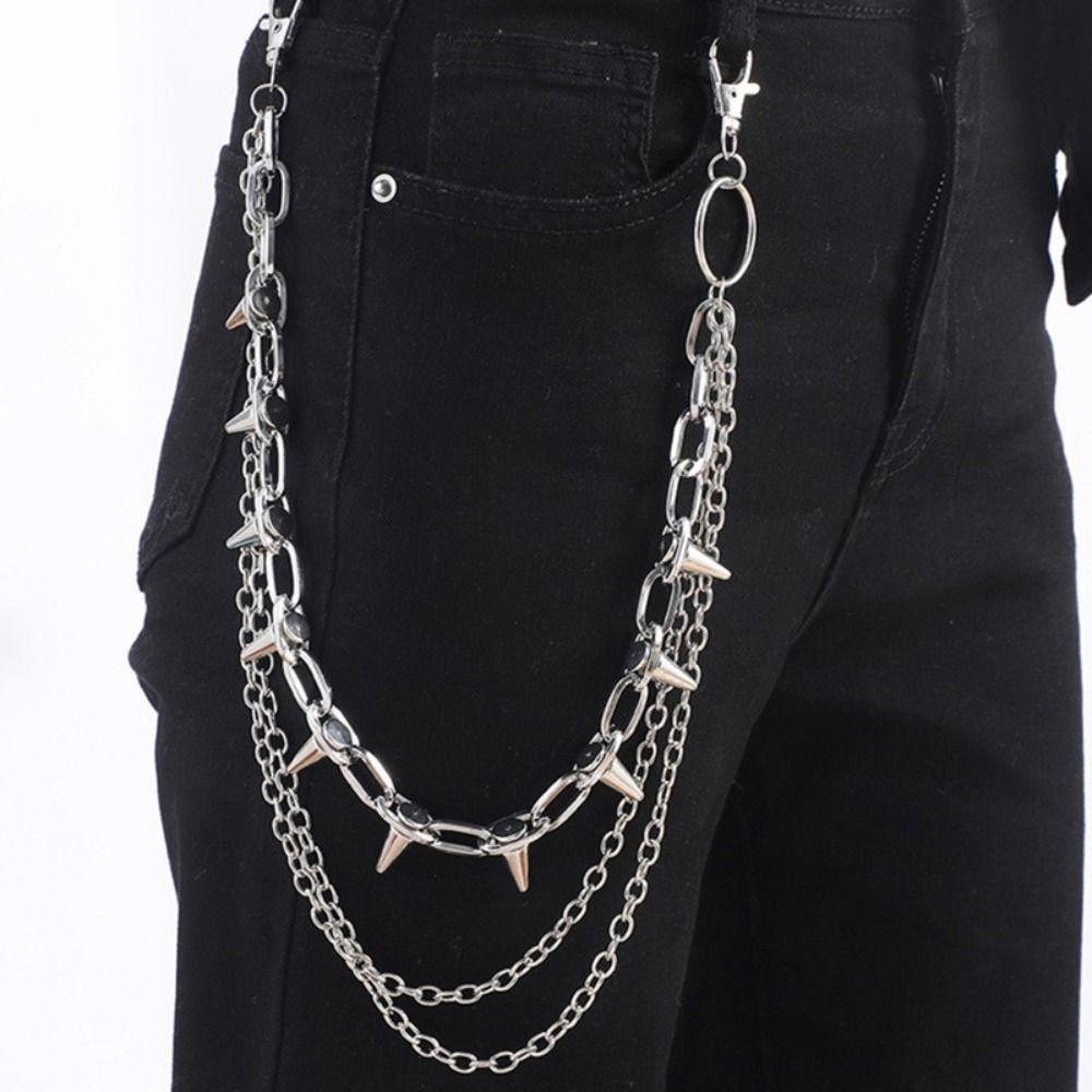 Cadena de cintura unisex estil - Street Fashion Jeans Women reseña y precio
