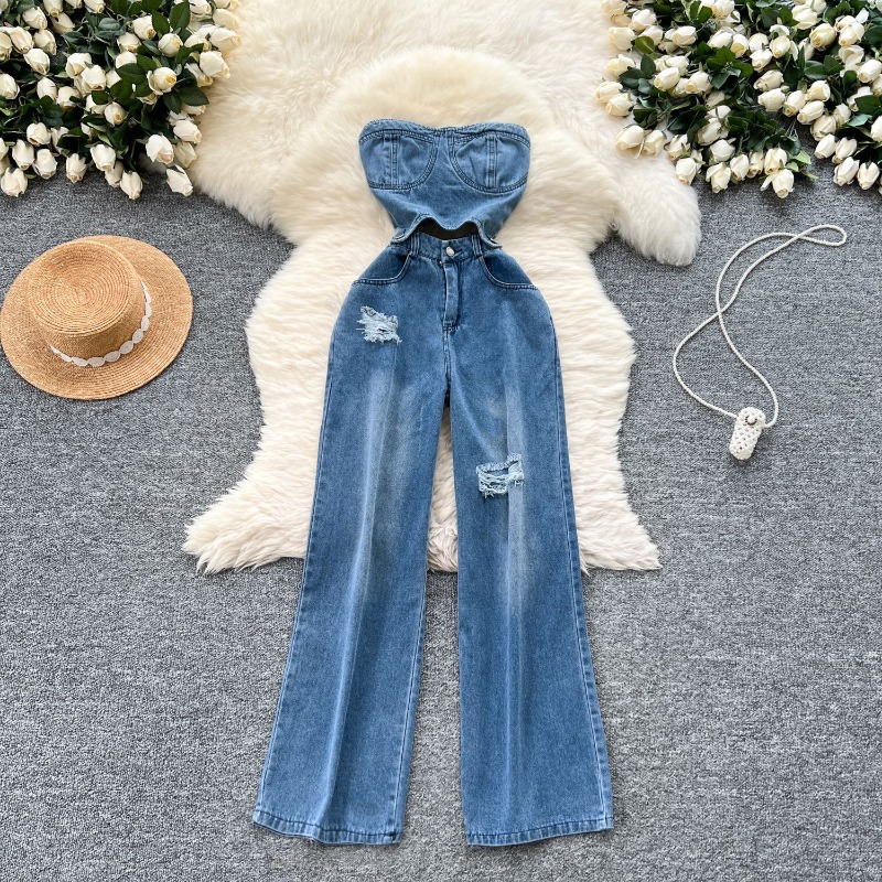 Monos de mezclilla para mujer, - Street Fashion Jeans Women reseña y precio
