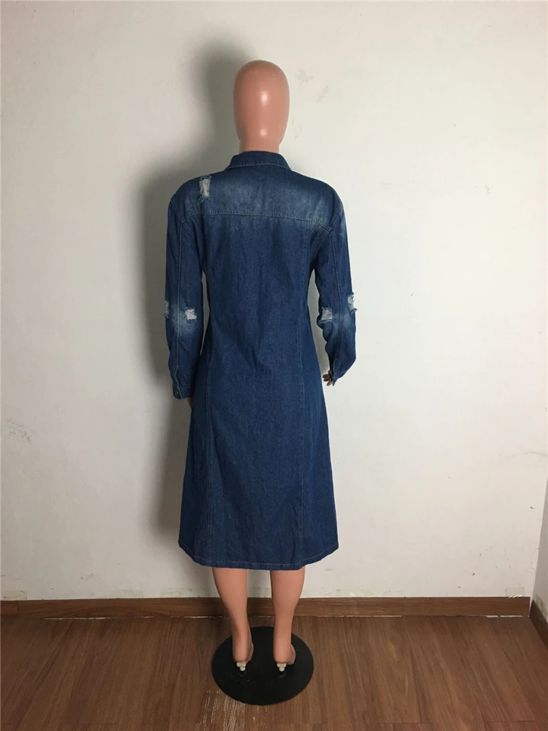 Nueva llegada moda agujero alg - Street Fashion Jeans Women reseña y precio