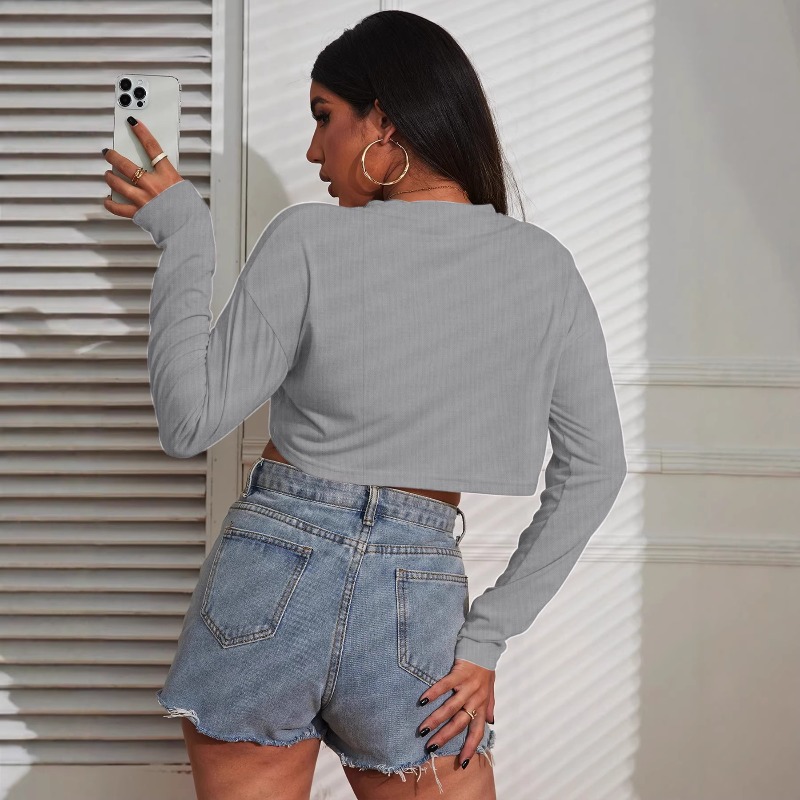 Camisetas Cortas para Mujer, S - Fashion Street Yoga reseña y precio