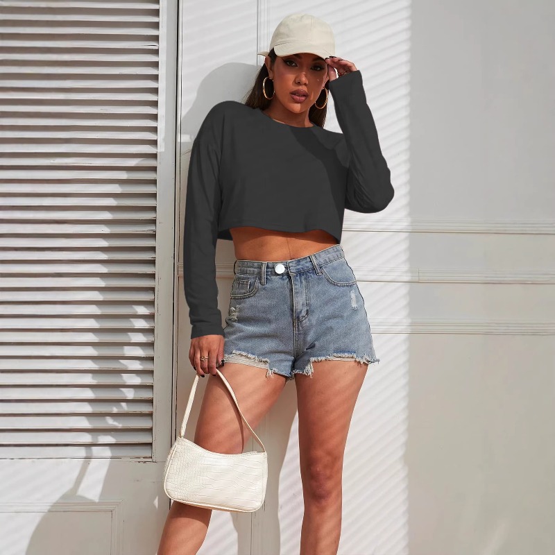 Camisetas Cortas para Mujer, S - Fashion Street Yoga reseña y precio