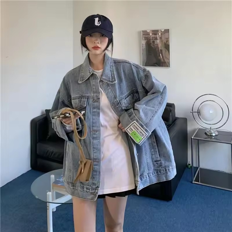 2025 nueva moda chaqueta vaque - Street Fashion Jeans Women reseña y precio