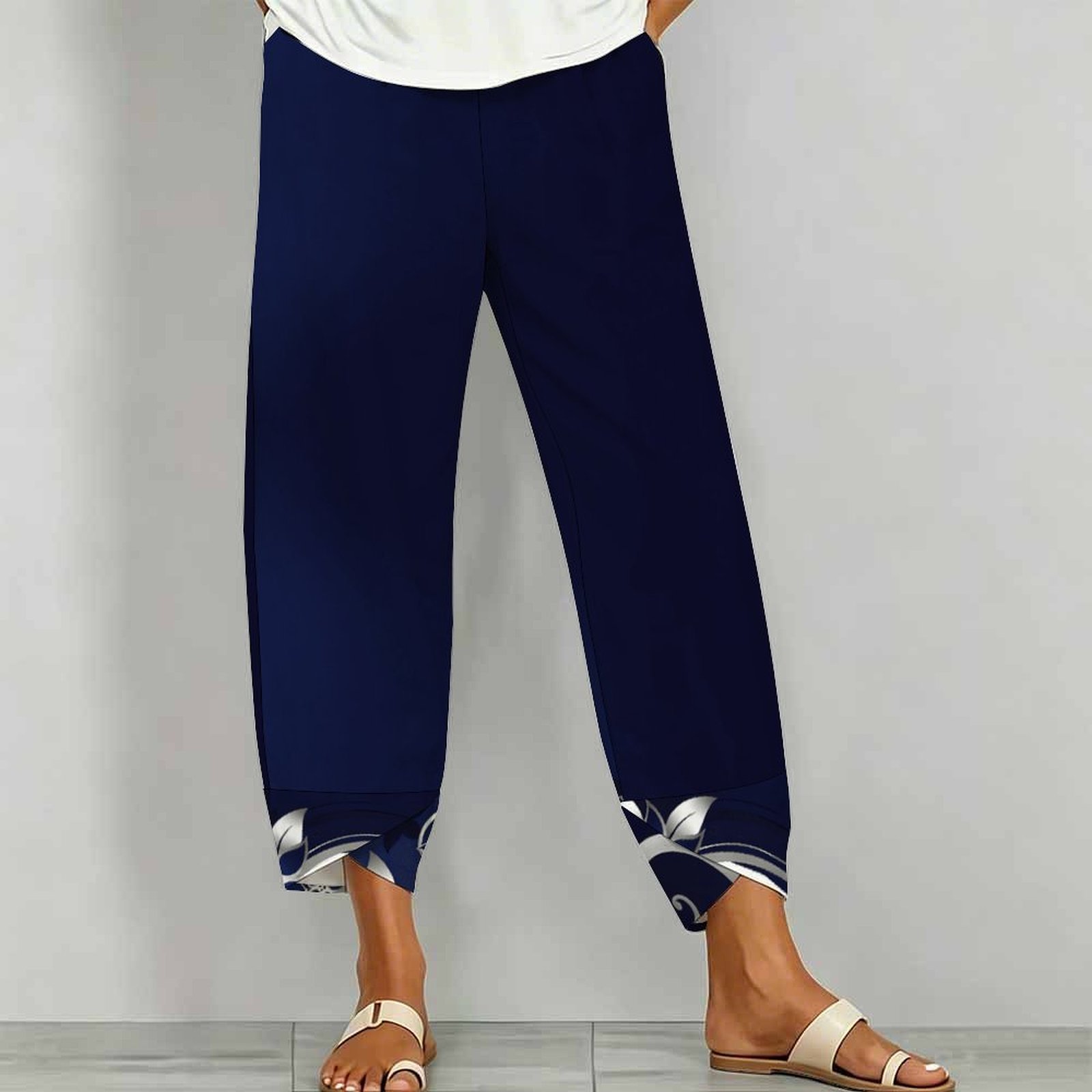 Pantalones Casuales Diarios, P - Fashion Street Yoga reseña y precio