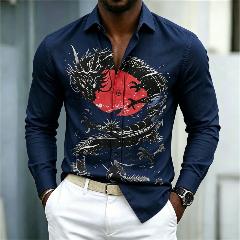 Camisa de Hombre 2026, Blanca, - Street Fashion Casual reseña y precio