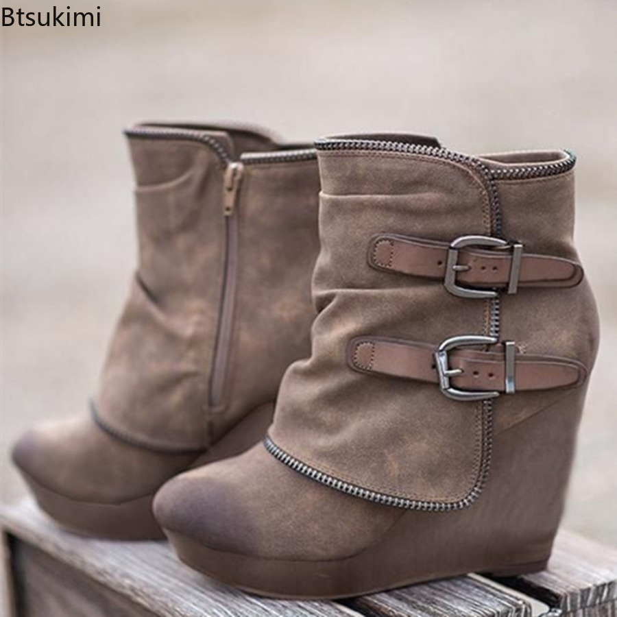 Nuevas botas gruesas de mujer  - Street Fashion Lady reseña y precio