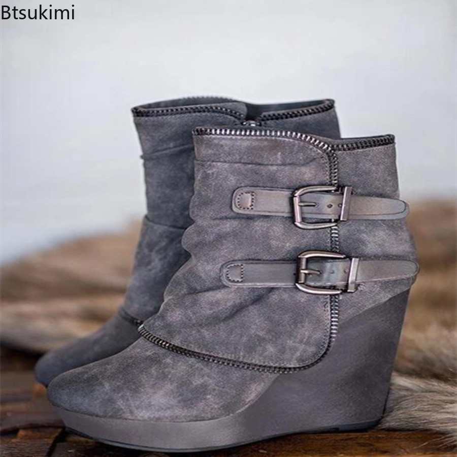 Nuevas botas gruesas de mujer  - Street Fashion Lady reseña y precio