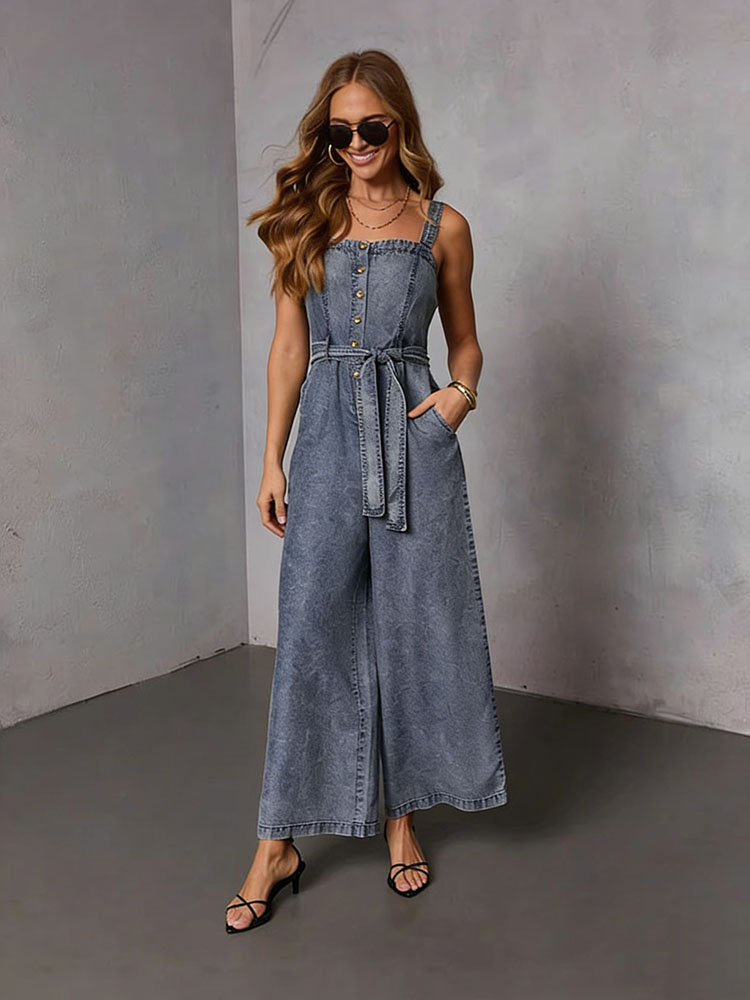 Monos vaqueros vintage de vera - Street Fashion Jeans Women reseña y precio