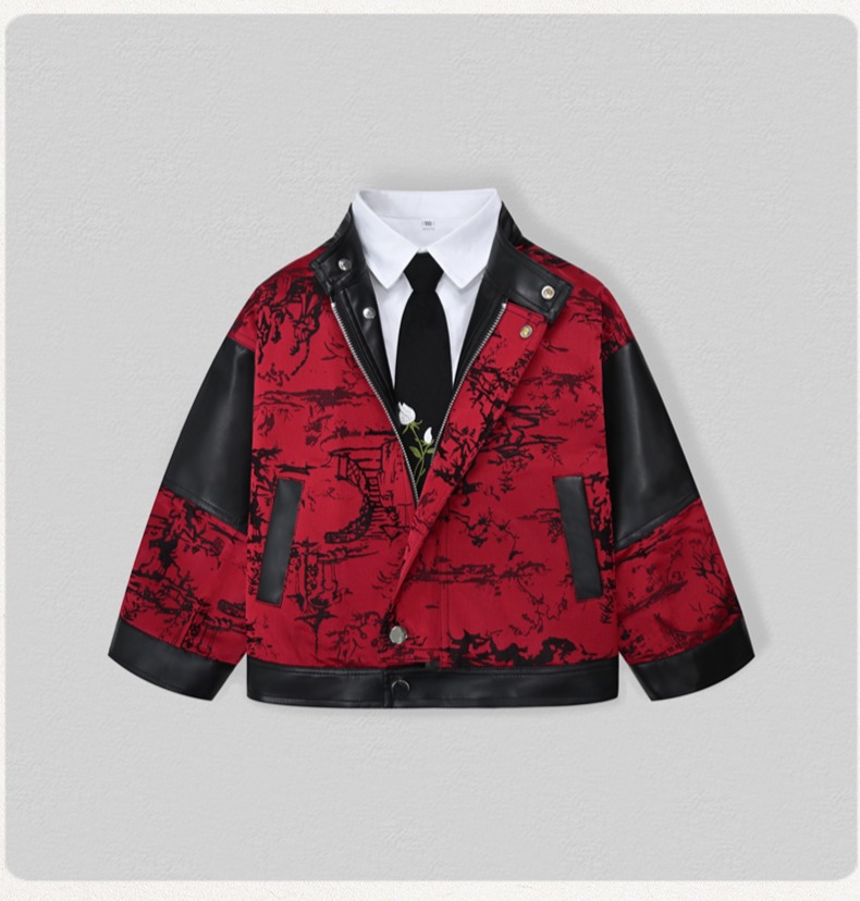 Chaqueta de cuero Pu con borda - Street Fashion News reseña y precio