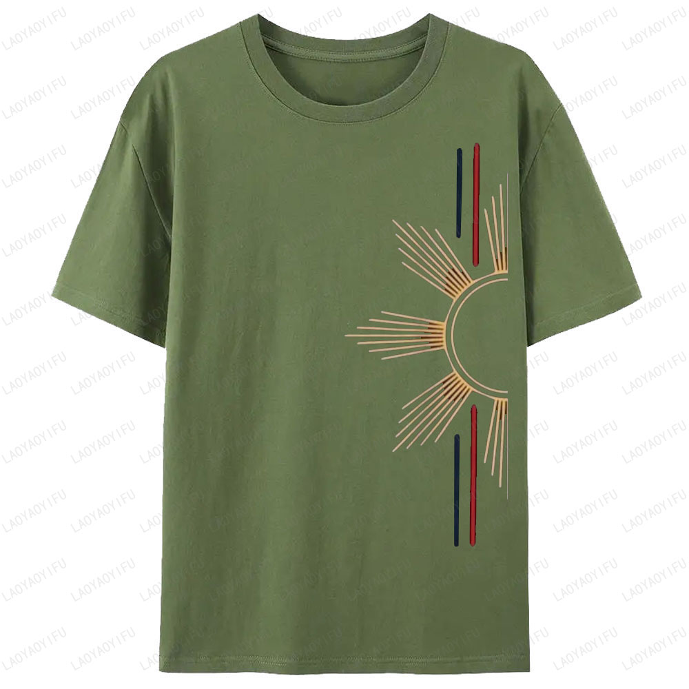 Camiseta minimalista de sol fi - Street Fashion Philippines reseña y precio