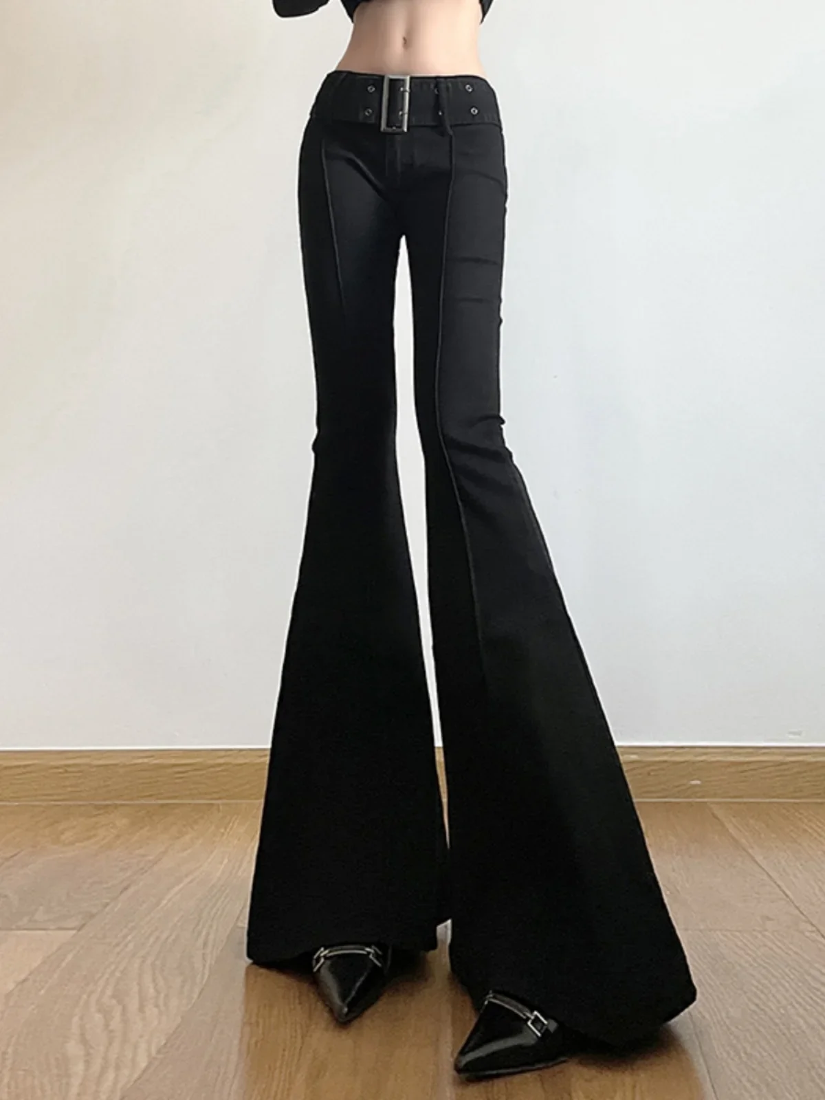 Pantalones acampanados negros  - Fashion Street Yoga reseña y precio
