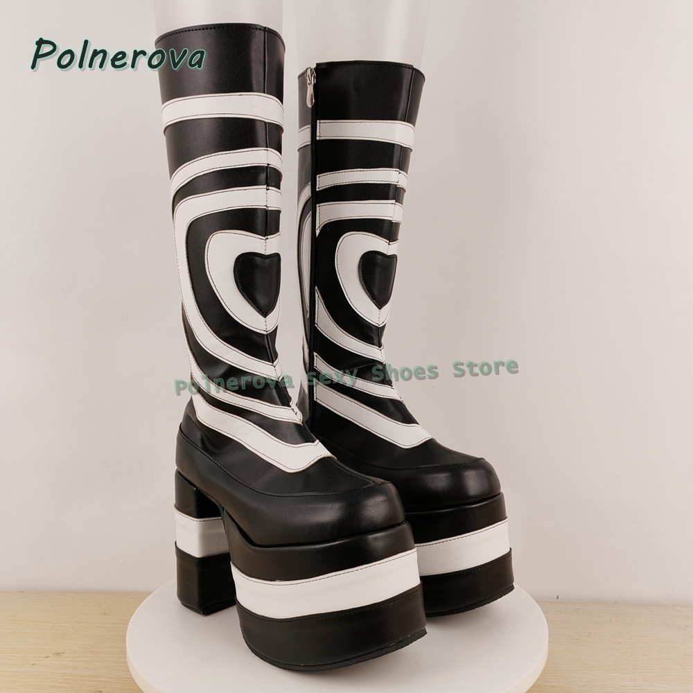 Botas de plataforma con estamp - Street Fashion Punk reseña y precio