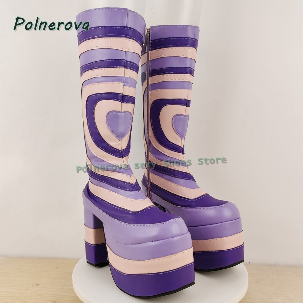Botas de plataforma con estamp - Street Fashion Punk reseña y precio