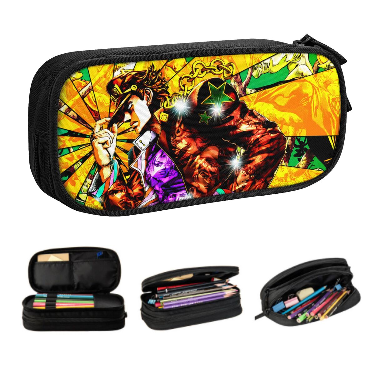 Estuches de lápices Jotaro Kuj - Street Fashion Blog reseña y precio