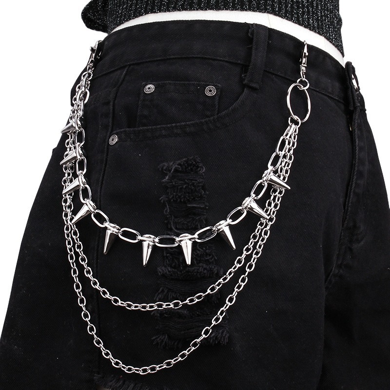 Hip Hop Punk Rock pantalones d - Street Fashion Jeans Women reseña y precio