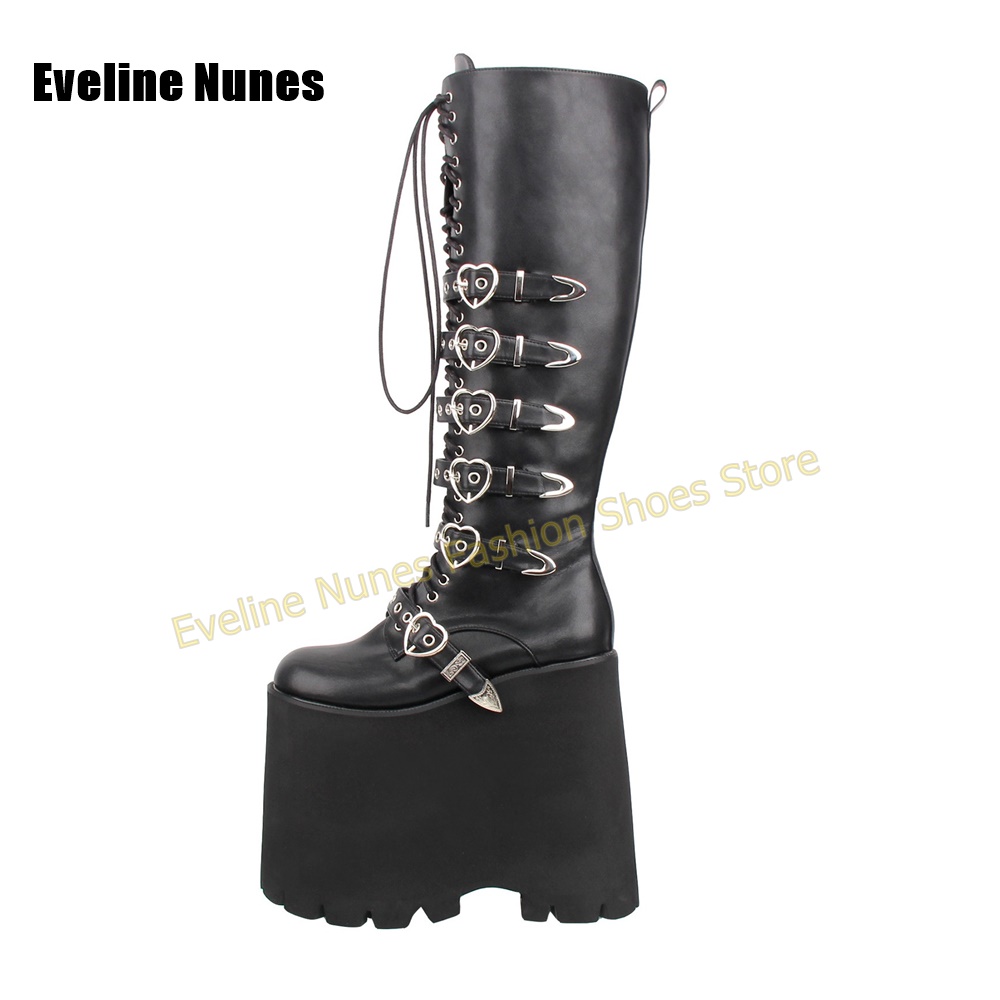 Botas de Plataforma Altas Esti - Street Fashion Punk reseña y precio