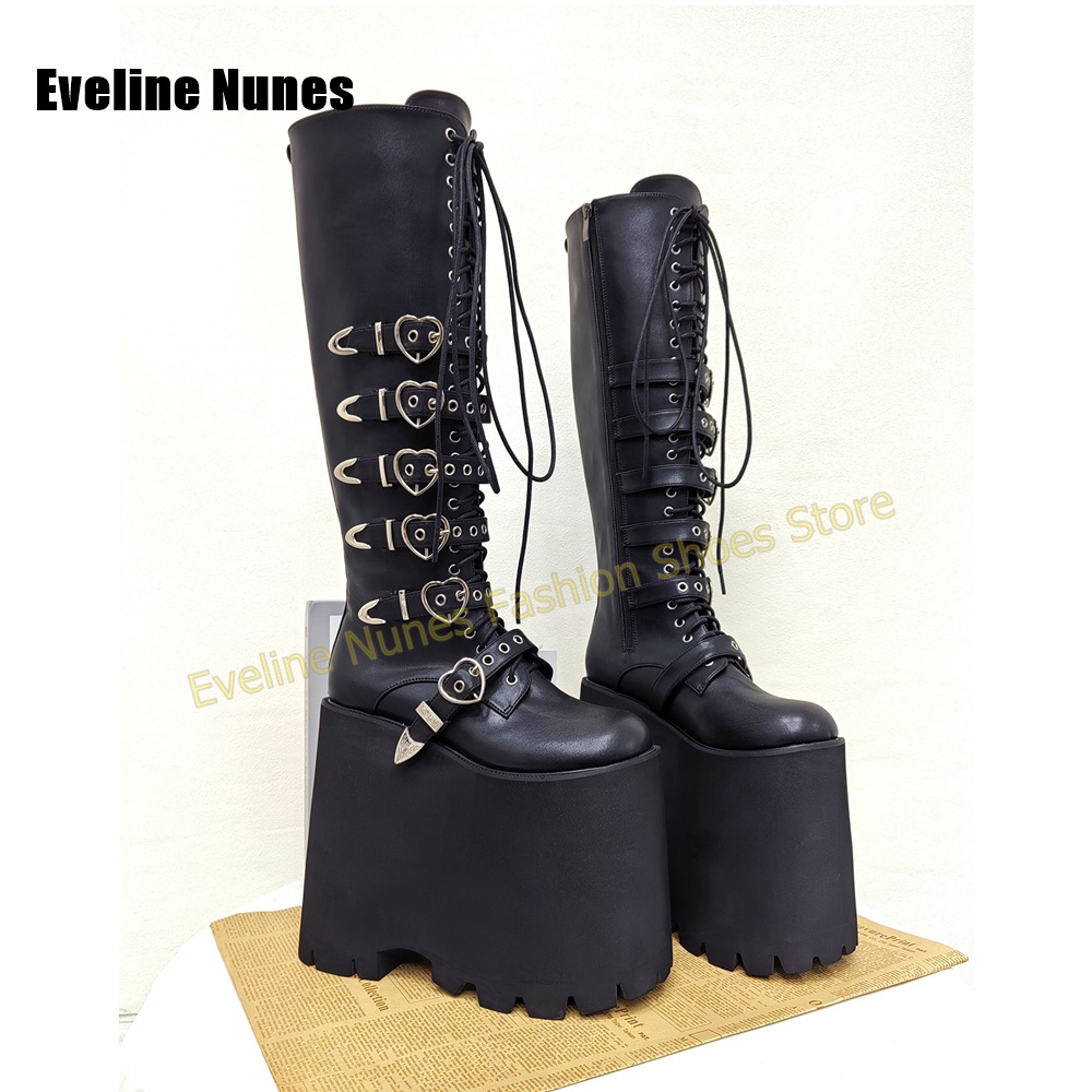 Botas de Plataforma Altas Esti - Street Fashion Punk reseña y precio