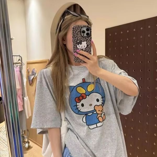 Camiseta de manga corta con es - Street Fashion Casual reseña y precio