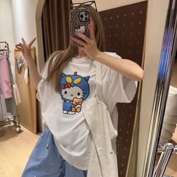 Camiseta de manga corta con es - Street Fashion Casual reseña y precio