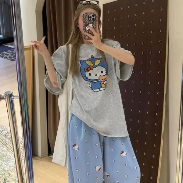 Camiseta de manga corta con es - Street Fashion Casual reseña y precio