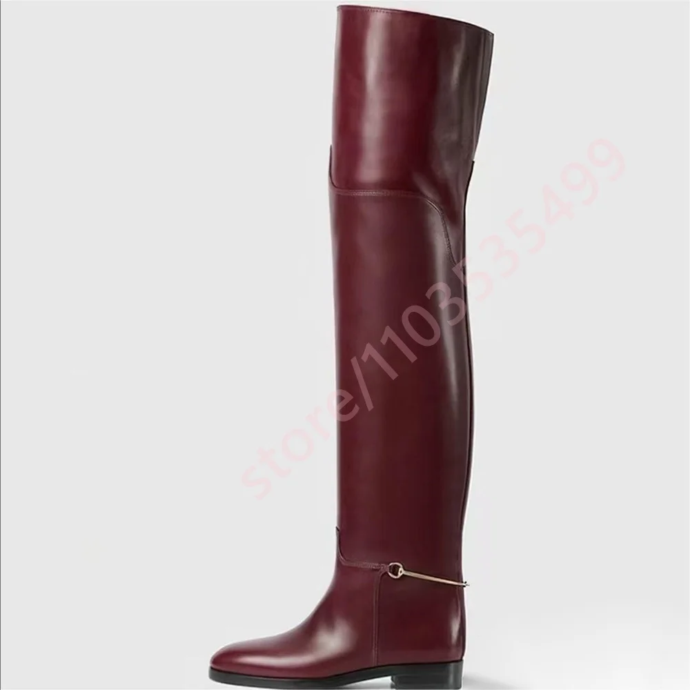 2025 botas de cuero por encima - Street Fashion Lady reseña y precio