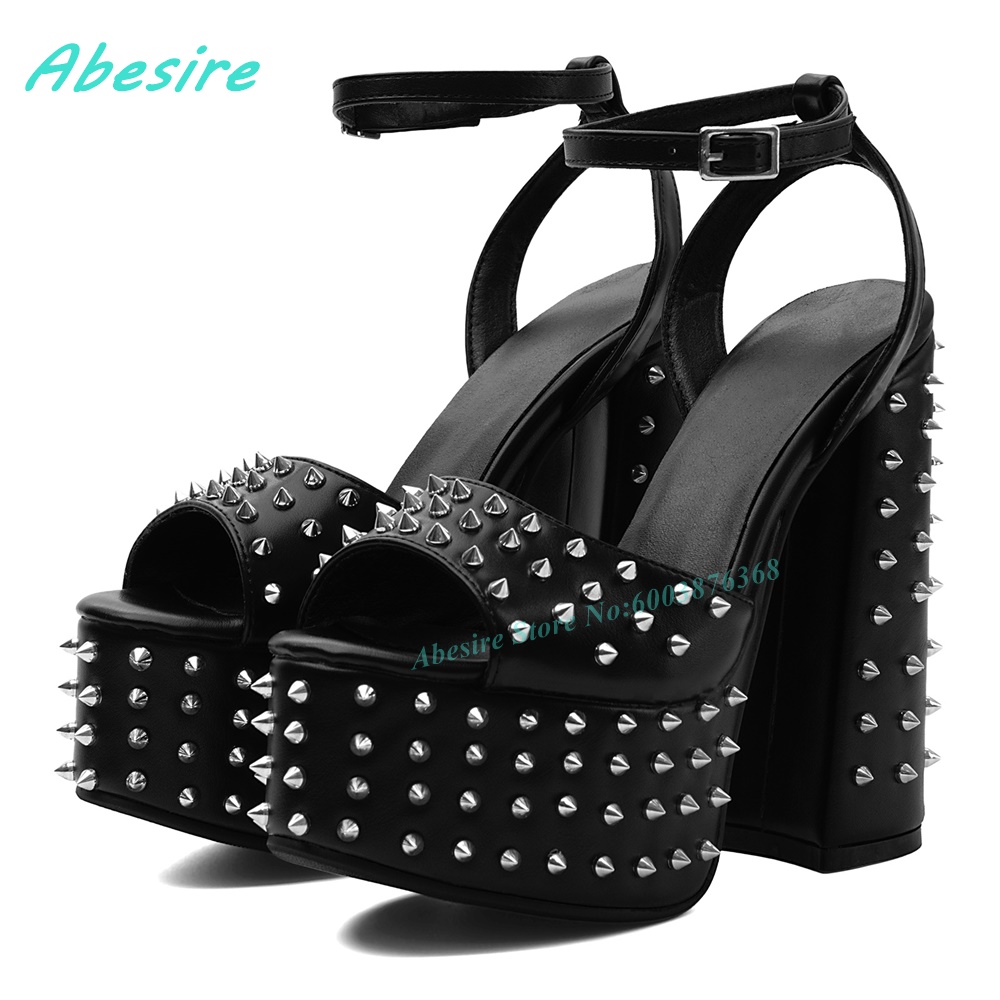 Sandalias de Plataforma con Re - Street Fashion Punk reseña y precio