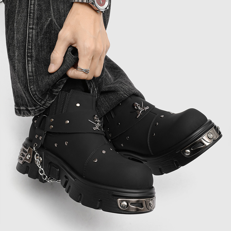Botas de Motociclista de Metal - Street Fashion Punk reseña y precio