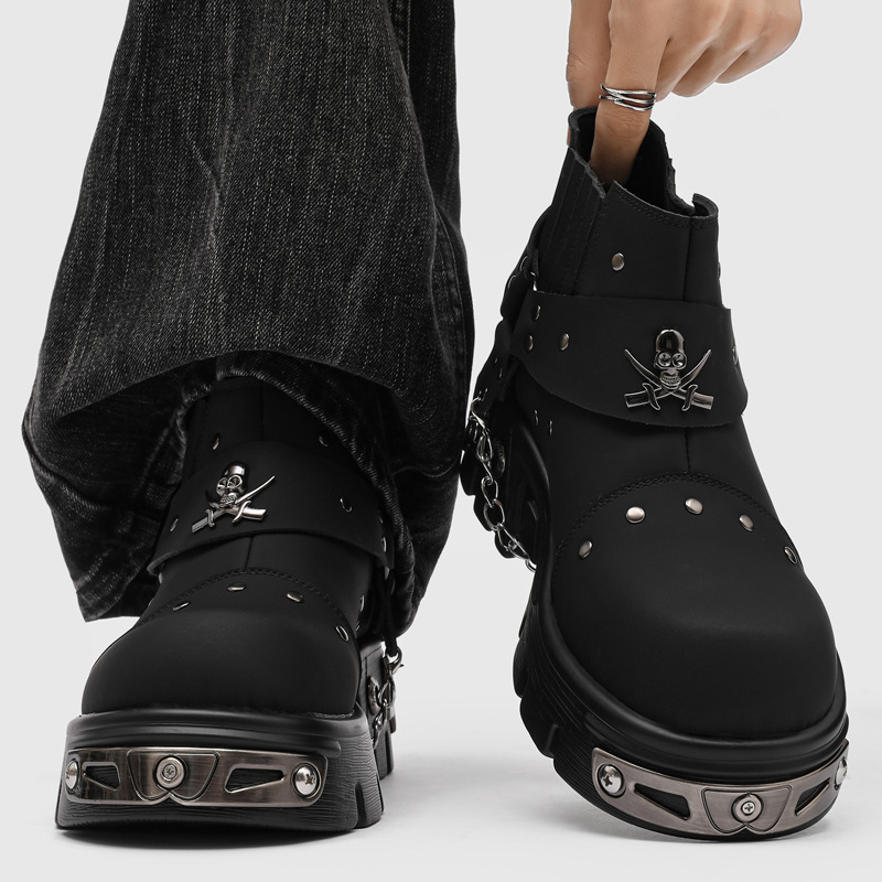 Botas de Motociclista de Metal - Street Fashion Punk reseña y precio